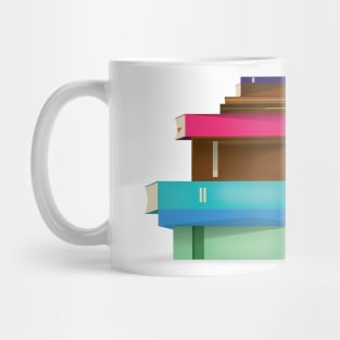 Pile of books Mug